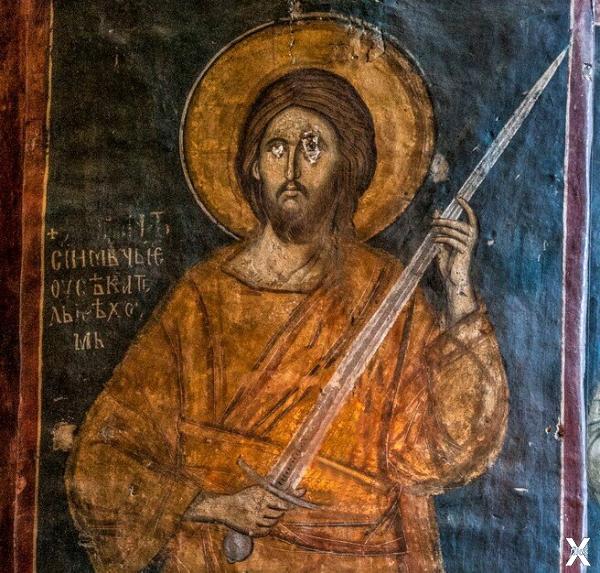 Икона "Иисус Христос с мечом", Монаст...