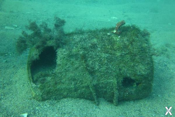 Бочки химикатов в Черном море