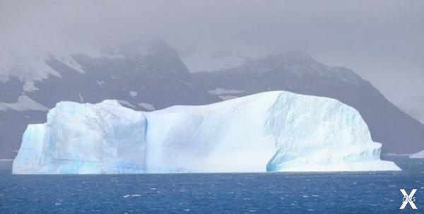 Айсберг плывущий у острова Кинг-Джордж