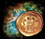 Почему на этой византийской монете две звезды