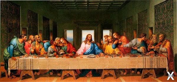 Леонардо да Винчи «Тайная вечеря», 14...