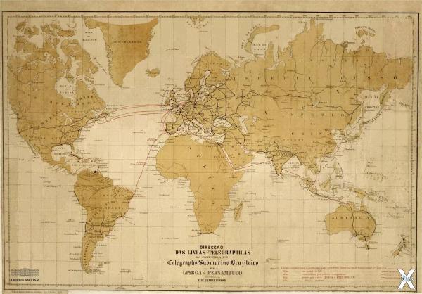 Политическая карта мира XIX век