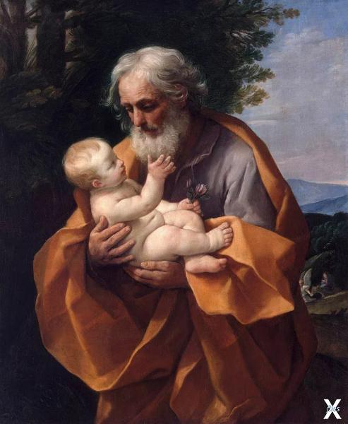 Гвидо Рени. Святой Иосиф с младенцем ...