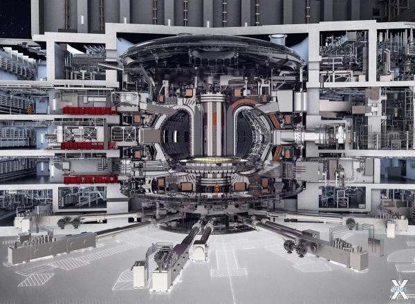 Строящийся во Франции токамак ITER