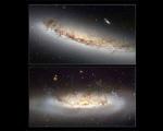 "Хаббл" сфотографировал подпорченные ветром галактики
