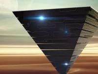 Пирамидальный артефакт, найденный на месте падения НЛО: устройство, способное к телепатическому общению