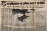 В 1986 году в Аргентине НЛО сжег холм, "высосал" внутренности из насекомых и забрал хлорофилл с дерева