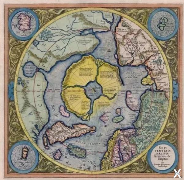 Карта Герхарда Меркатора, изданная ег...