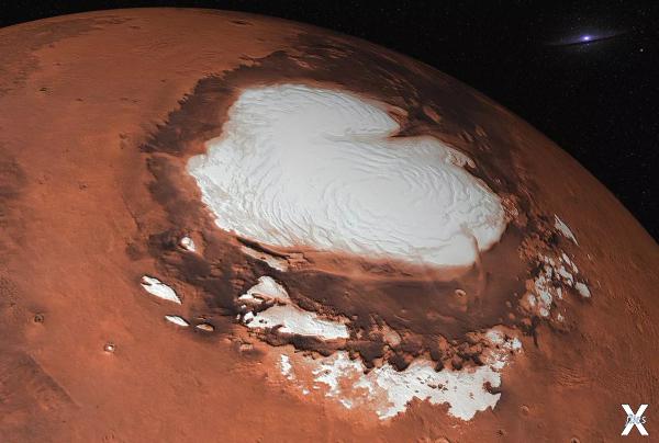 На Марсе много воды