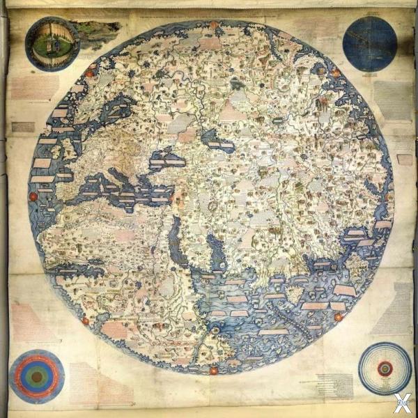 Карту мира Фра Мауро. 1459 год