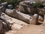 Гигантскую статую Куроса в каменоломне на острове Наксос вырезали необычным инструментом