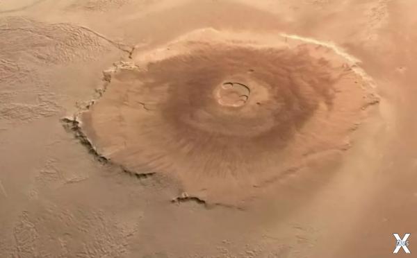 Гора Олимп на Марсе - самая высокая г...