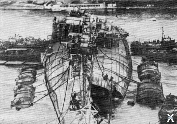 Подъем линейного корабля "Новороссийск"