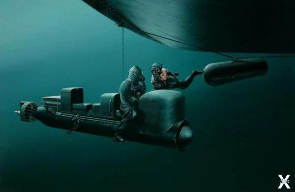Итальянские подводные пловцы из «отря...