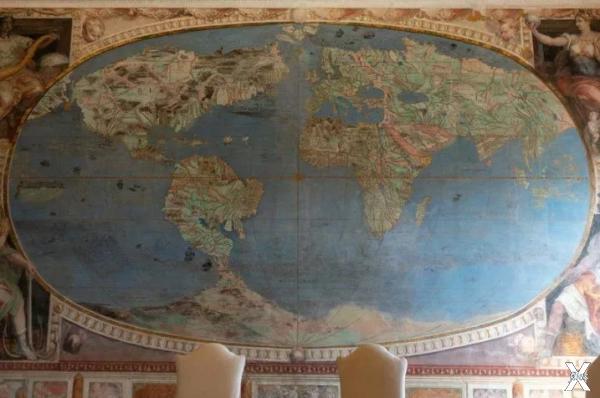 Карта мира 1570-х годов художника Джо...