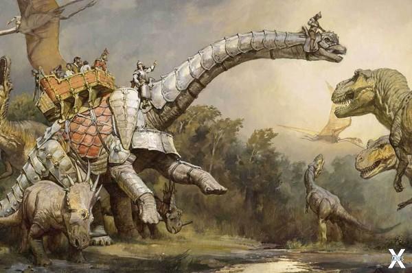 Динозавры и люди - фантастика или быль?