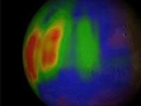 В атмосфере Марса обнаружено значительно количество метана