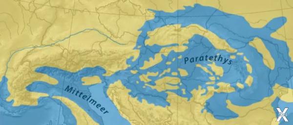Море Паратетис около 13 миллионов лет...