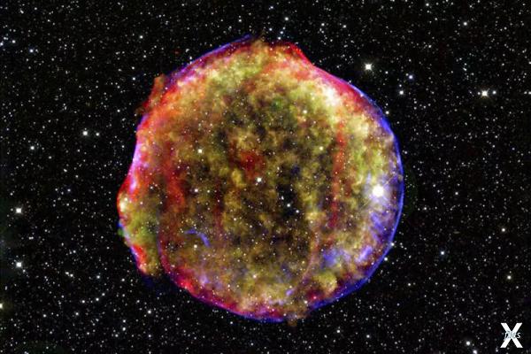 Остаток сверхновой Тихо (SN 1572)