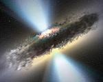 Черные дыры способны создавать галактики