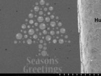 Шотландские ученые создали рождественскую нанооткрытку