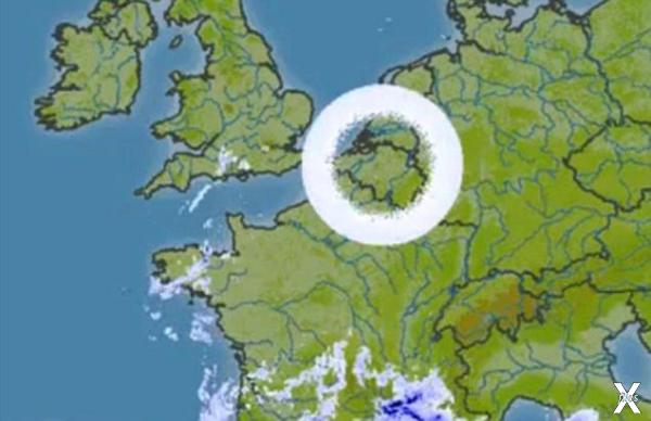 Кольцо над Бельгией - радарный глюк? ...
