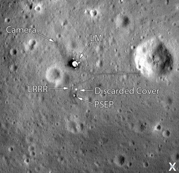 Место высадки экспедиции "Аполлон-11"...