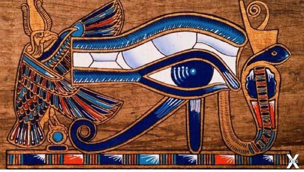 Так древние египтяне изображали Око Р...