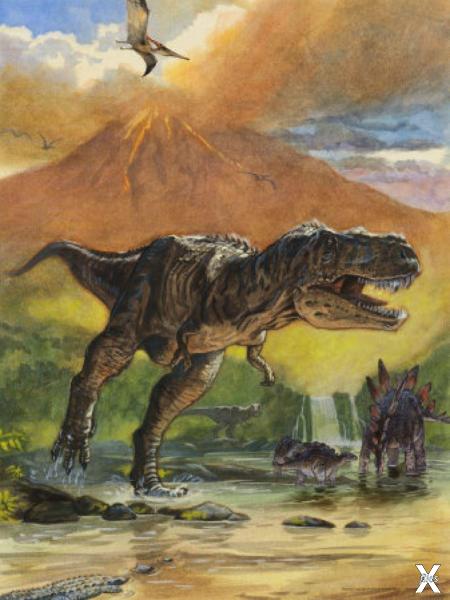 Губить динозавров начали вулканы