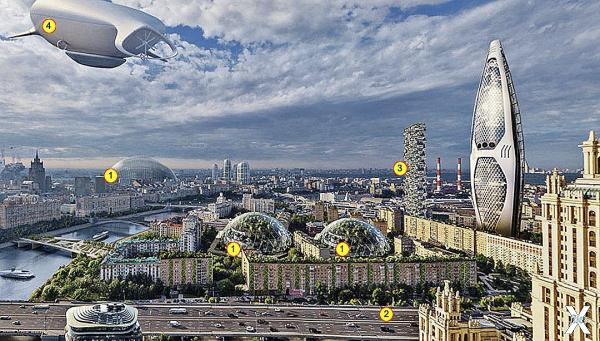 Так футурологи видят Москву в 2050 го...