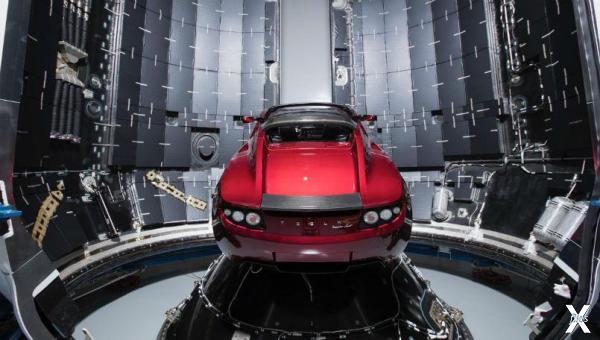 Та самая Tesla Roadster Илона Маска