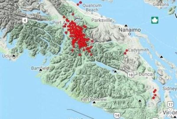 Более 150 землетрясений ударили по ос...