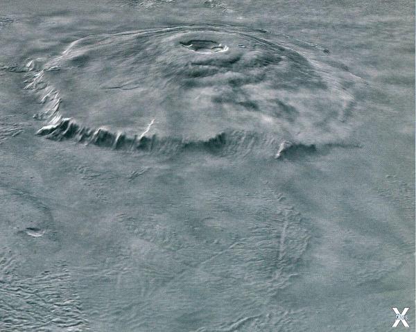 Панорама Олимпа с зонда «Марс Экспрес...