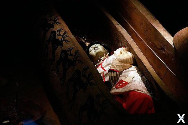 Сейчас мумия находится в музее в Горн...