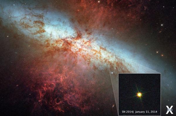 Сверхновая в M82 - SN 2014J