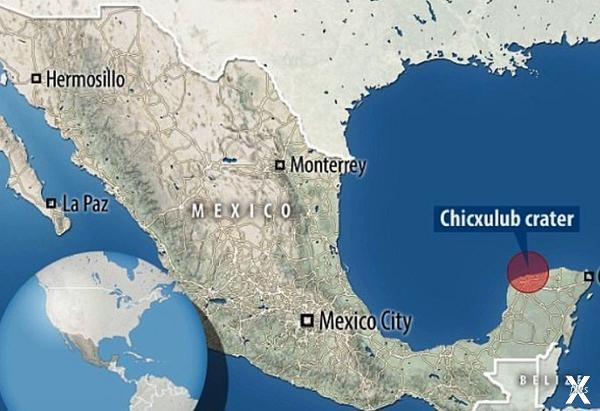 Удар астероида пришелся по Мексиканск...