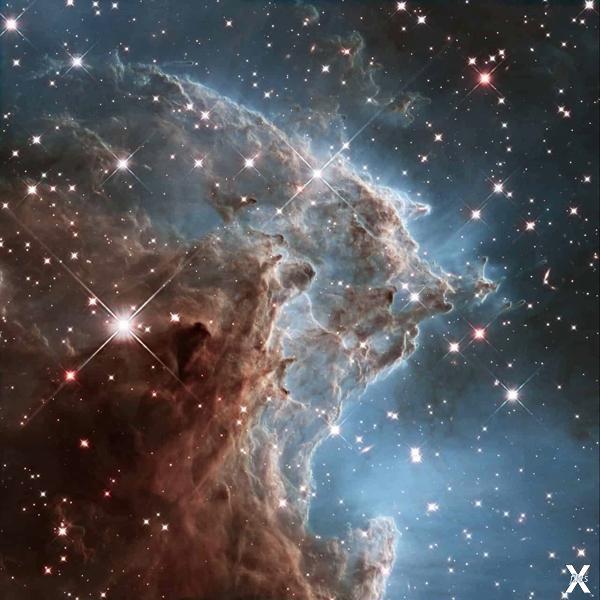 Tумaннocть NGC 2174 в coзвeздии Opиoн