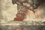 Извержение Кракатау - один из мощнейших взрывов XIX века