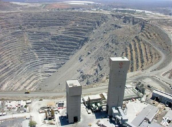 Карьер рудника Палабора в Южной Африке