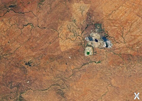 Рудник Палабора в Южной Африке, снимо...