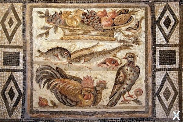 Мозаичное изображение. Помпеи, I в.н.э