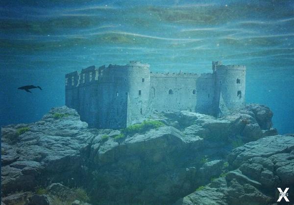 Крепость Сабаиль в Каспийском море