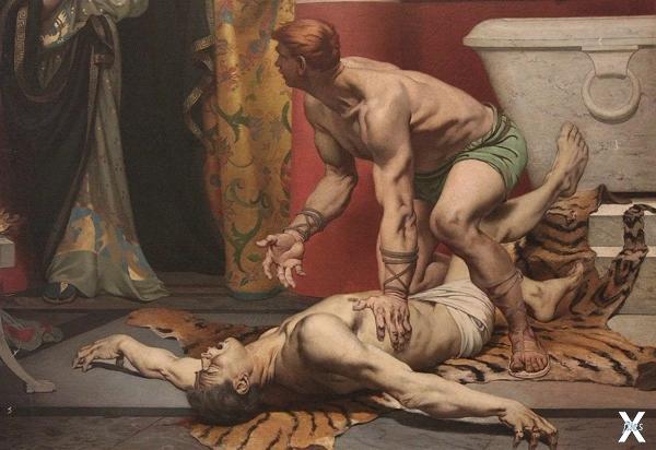 «Смерть Коммода». Фернанд Пелец, 1879 г.