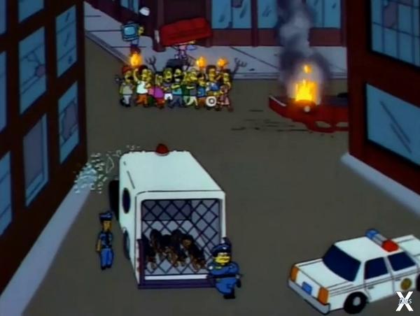 Кадр из мультсериала "Симпсоны" 1993 ...