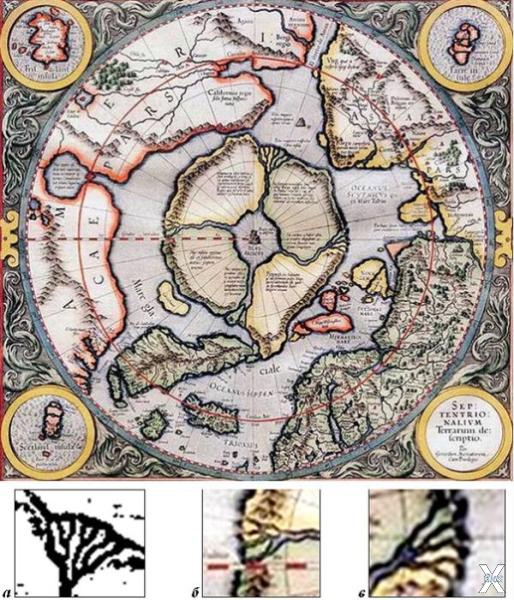 Рис. 1. Карта Герхарда Меркатора 1569...