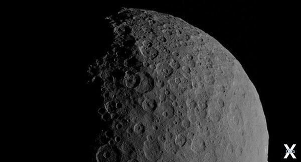 Покрытая кратерами Церера