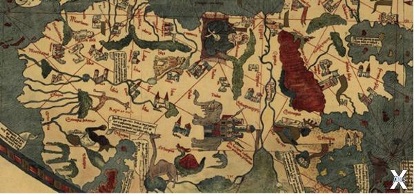 Карта Тосканелли 1475 г.