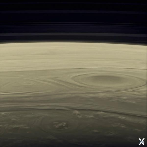 Облака Сатурна. Фото "Кассини"