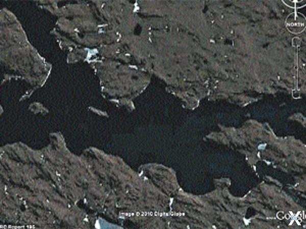 "Озеро" в Антарктиде: 66o18’07,15’’S;...