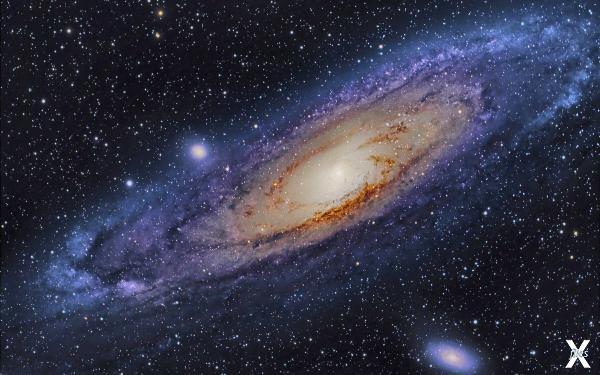 Галактика Андромеда полна молодых звёзд